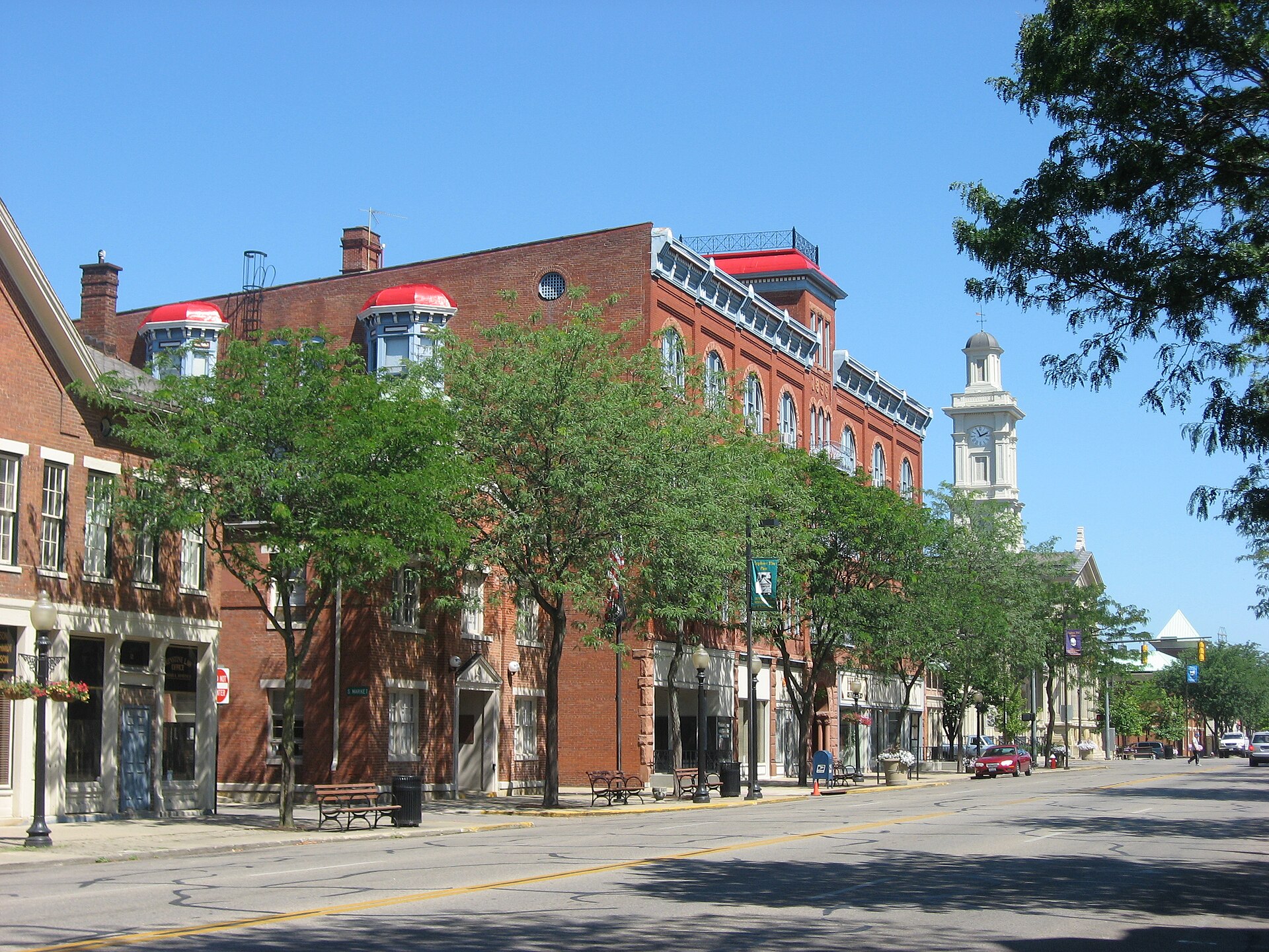 South Paint Street in downtown Chillicothe, OH