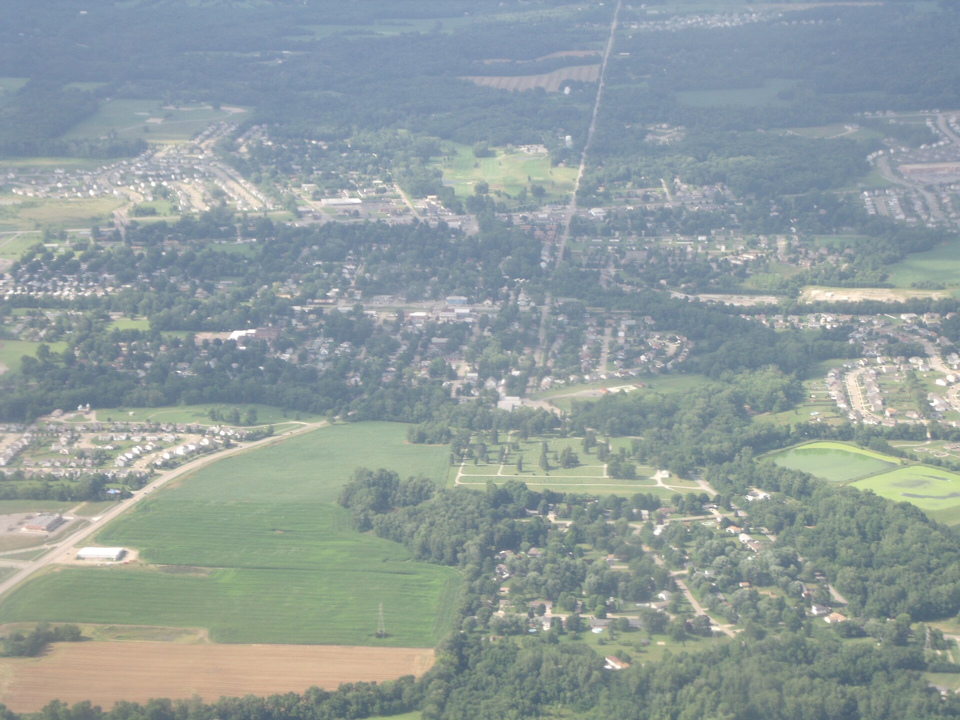 Aerial view of Pataskala, OH