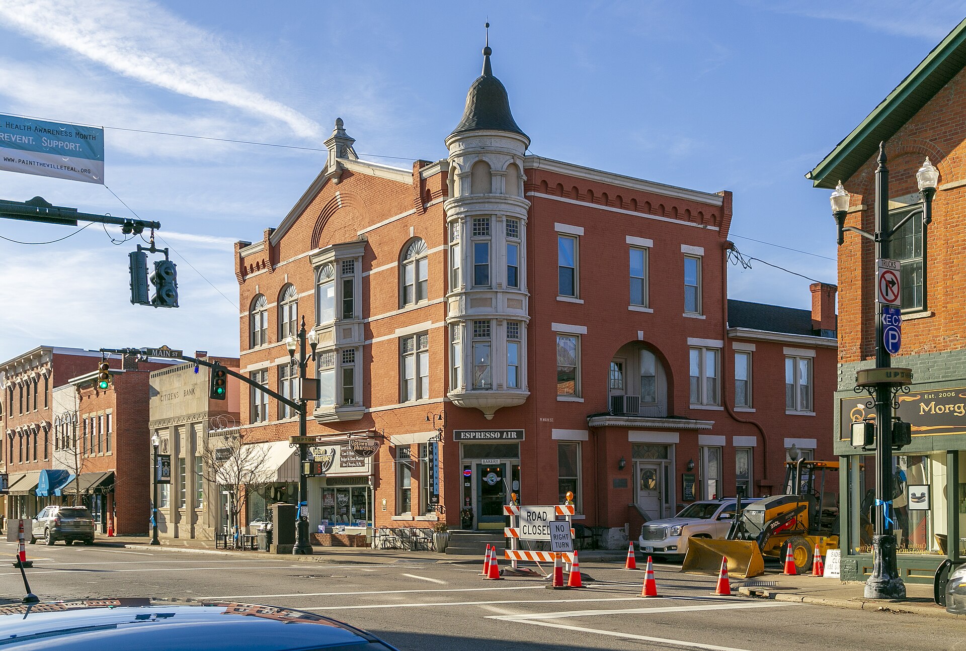 Holmes Hotel area in Westerville, OH